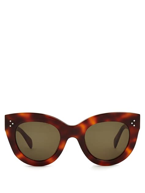 celine 40019 red|Cat Eye sunglasses in acetate with mirror lenses .